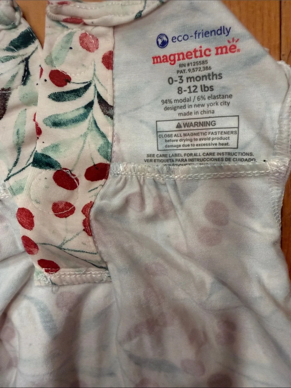 Magnetic Me Dress set Top and Maroon Leggings Cherry Print Tunic 0-3 months